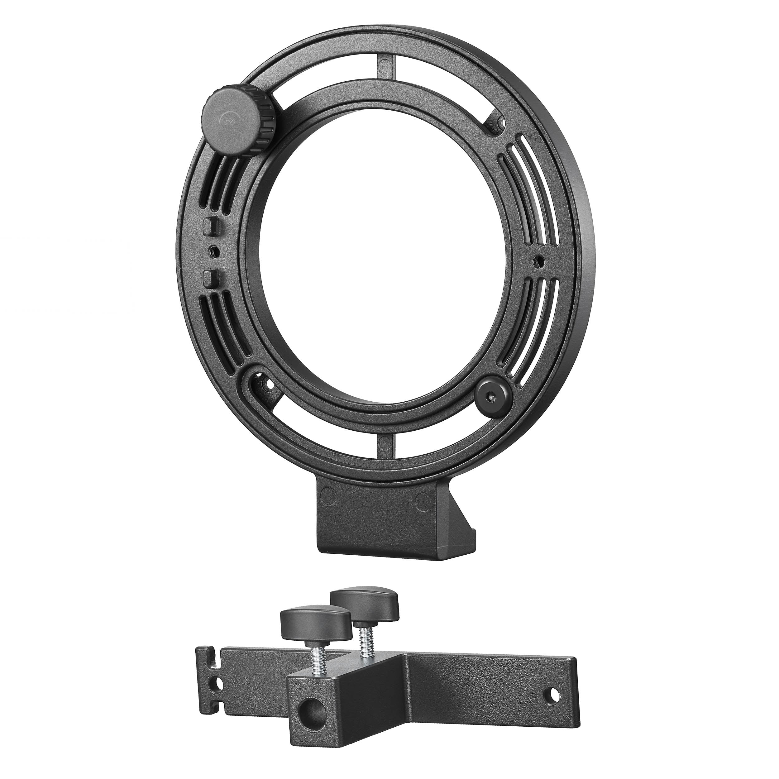 FLB 90 Quick Rotating Bracket for R1200 Ring Light & R2400 Flash - Professional Photography & Video Studio Lighting Accessory for YouTube, TikTok, Vlogging