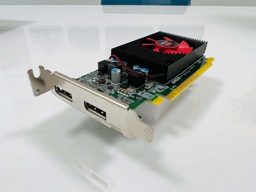 Dell AMD Radeon R5 430 2GB GDDR5 Graphics Card with Dual Display Port - Model K6T46 0K6T46 0F8PX 1X3TV - Perfect for Gaming, Video Editing & Multi-Monitor Workstations