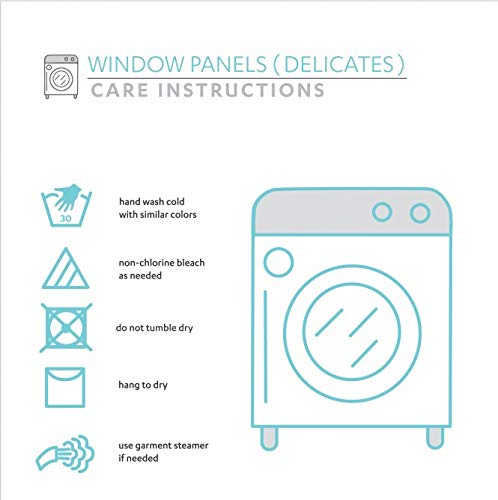 Lush Decor Circle Dream Window Curtains Panel Set - 54