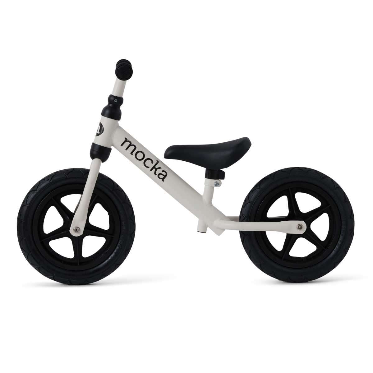 Mocka Rocket Bike for Kids - White Balance Bike with Adjustable Seat | Perfect for Toddler Outdoor Play, Learning to Ride, and Backyard Fun