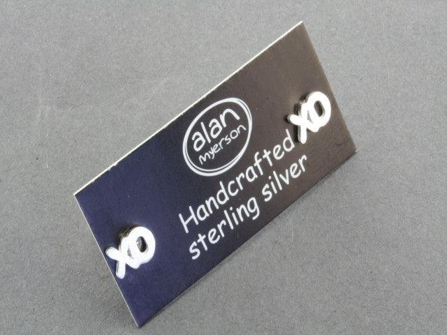 Hugs and Kisses XO Stud Earrings - Sterling Silver Hug & Kiss Jewelry for Women, Perfect Gift for Valentine's Day, Anniversary & Romantic Occasions