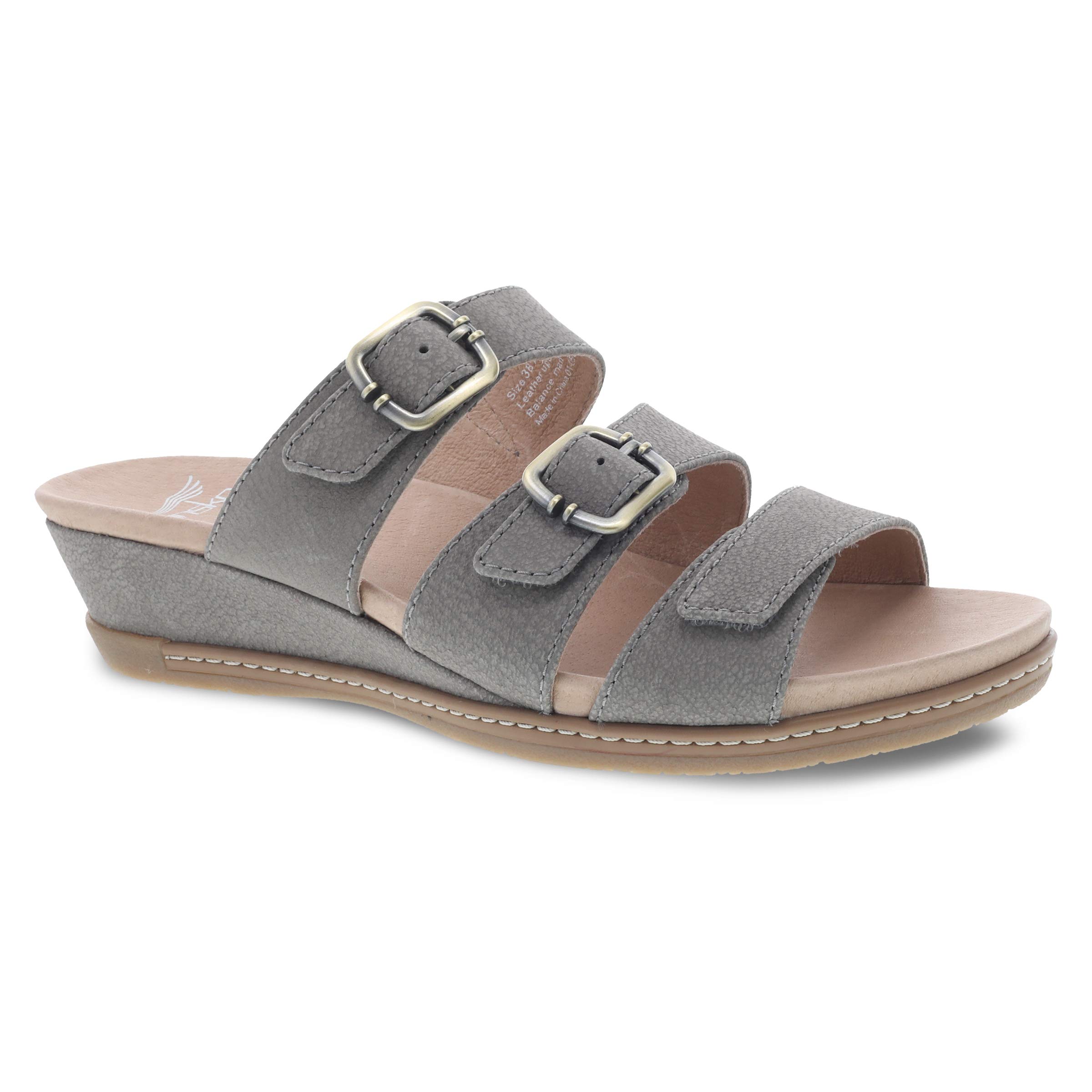 Dansko Women's Allyson Comfortable Slip-On Sandals - Lightweight & Supportive for Walking, Travel, and Casual Wear
