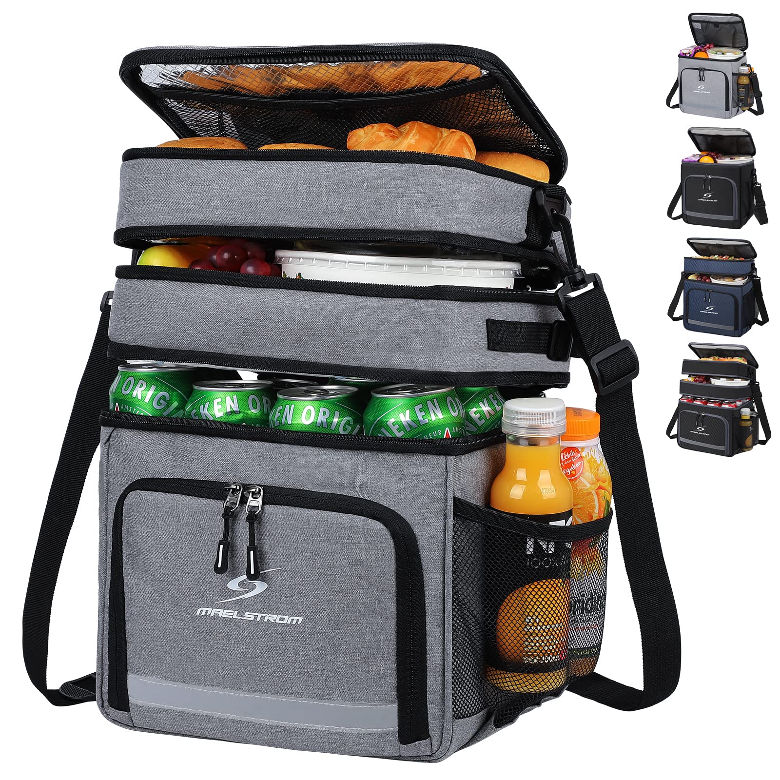 **Maelstrom Insulated Lunch Box for Men & Women - Leakproof Cooler Bag with Handle, Perfect for Work, School, Picnics & Outdoor Activities**