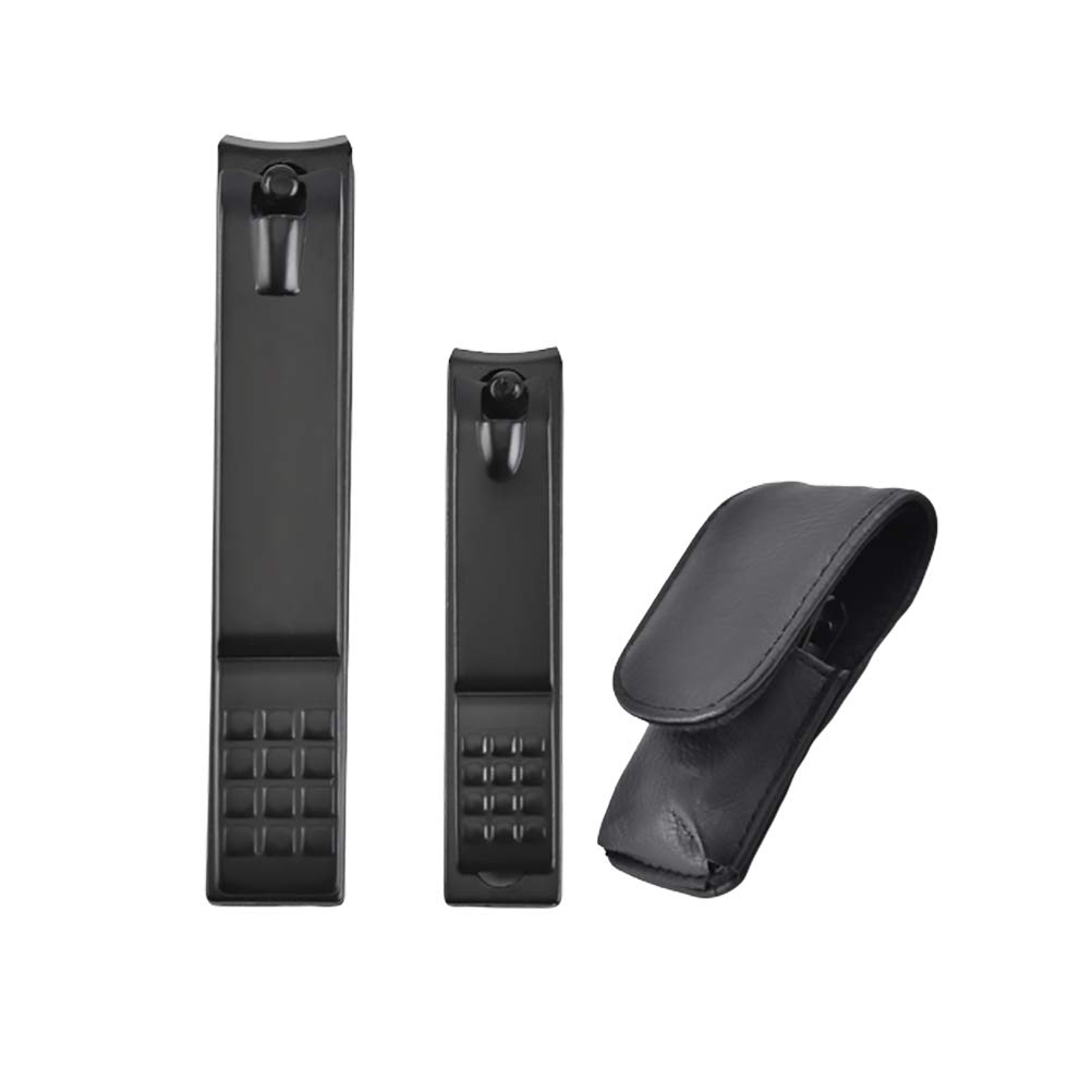 Artibetter Professional Nail Clipper Set - Durable Stainless Steel Nail Cutter & Trimmer for Men & Women (Black) | Perfect for Home, Travel & Salon Use