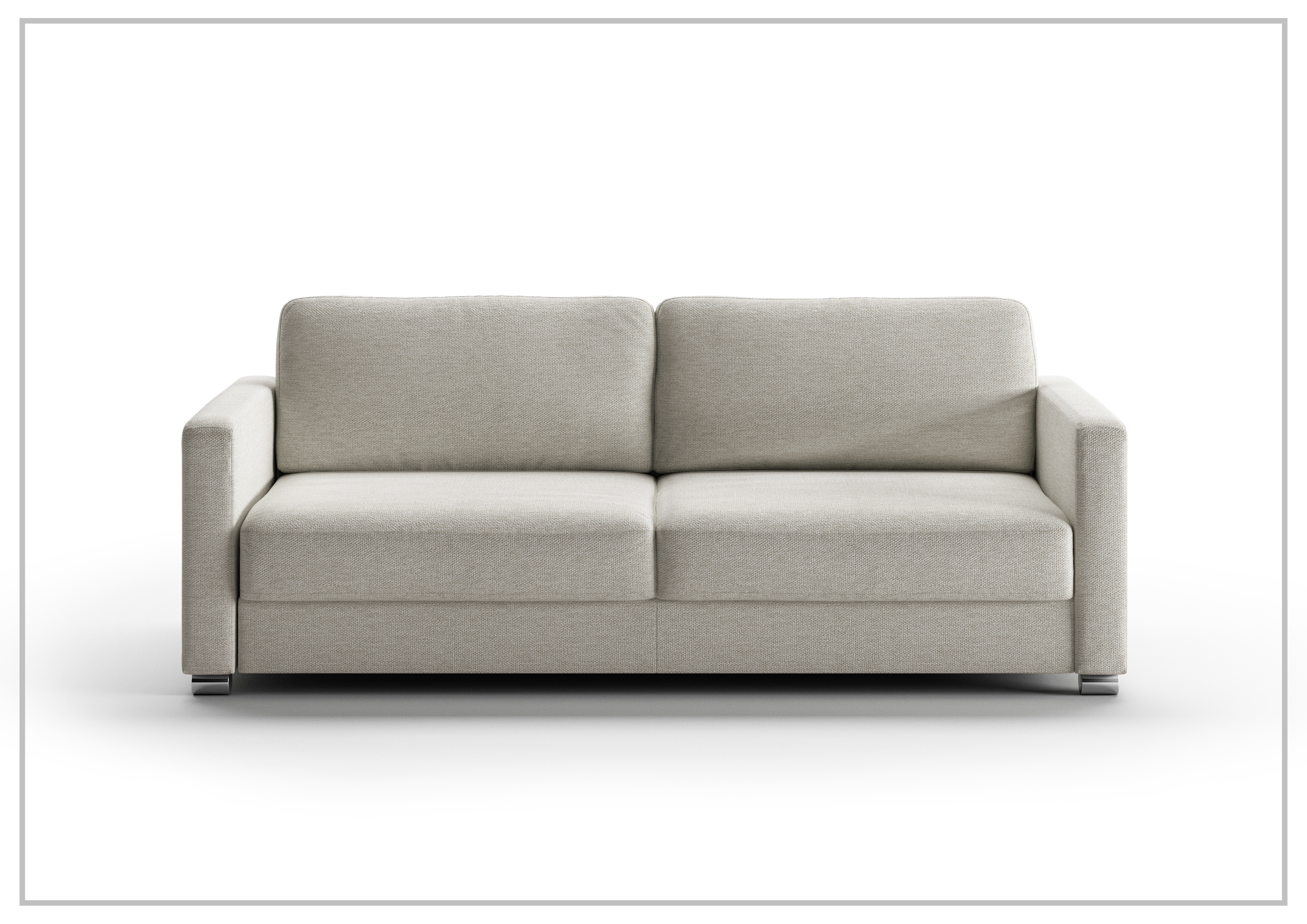 Luonto Emery Fabric Sleeper Sofa - Custom Made to Order with Easy Deluxe Function | Perfect for Small Spaces, Guest Rooms & Home Offices