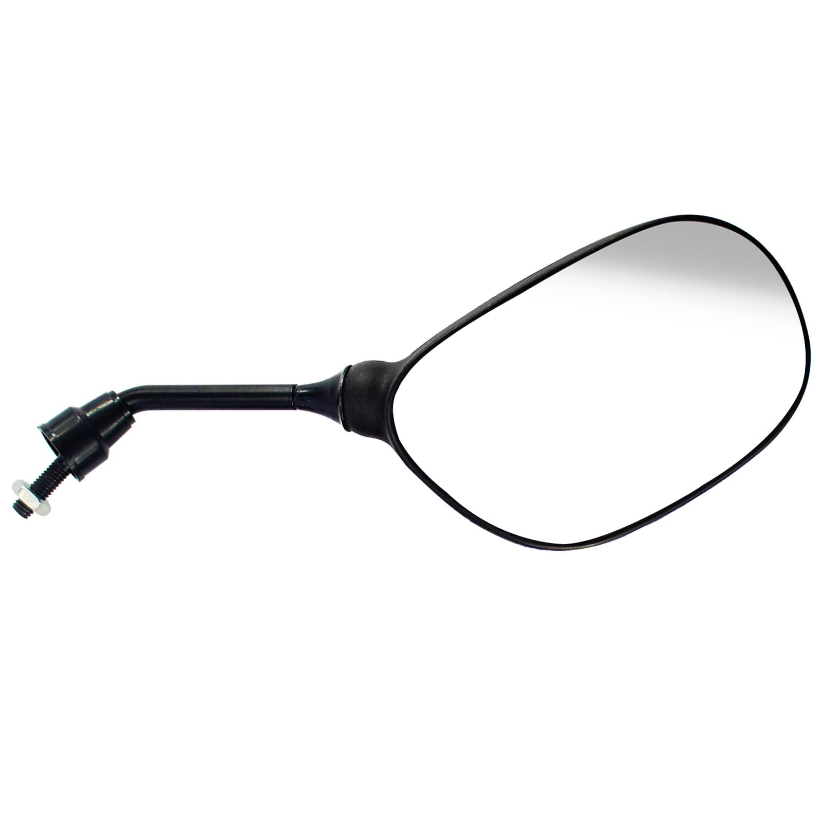 8mm Thread Rear View Mirrors & Handlebar Mirror Bracket Clamp for 50cc 150cc Scooter, Motorcross, Motorcycle, ATV, Dirt Bike - Universal Fit for QMB139 Engine - Perfect for Street Riding, Off-Road Adventures and Trail Safety