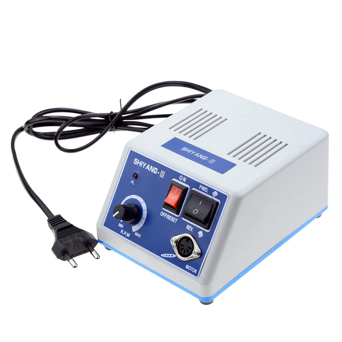 SHIYANG-III 110V Foot Pedal Control Micro Motor Drill Machine for Marathon Use - Perfect for Jewelry Making, Watch Repair & Precision Drilling