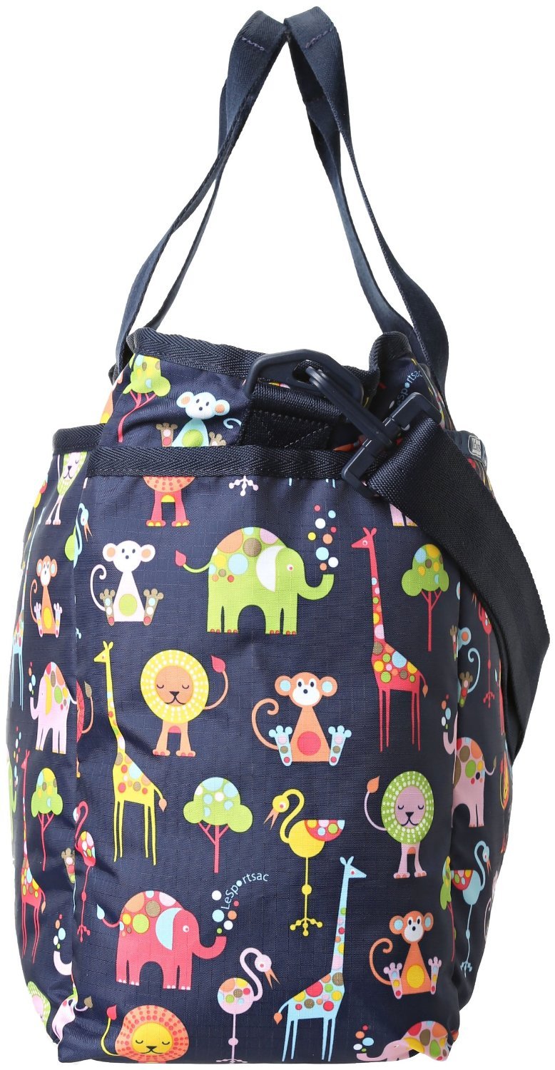LeSportsac Ryan Baby Bag - Zoo Cute Pattern Diaper Backpack for Moms | Perfect for Daycare, Travel & On-the-Go Parenting