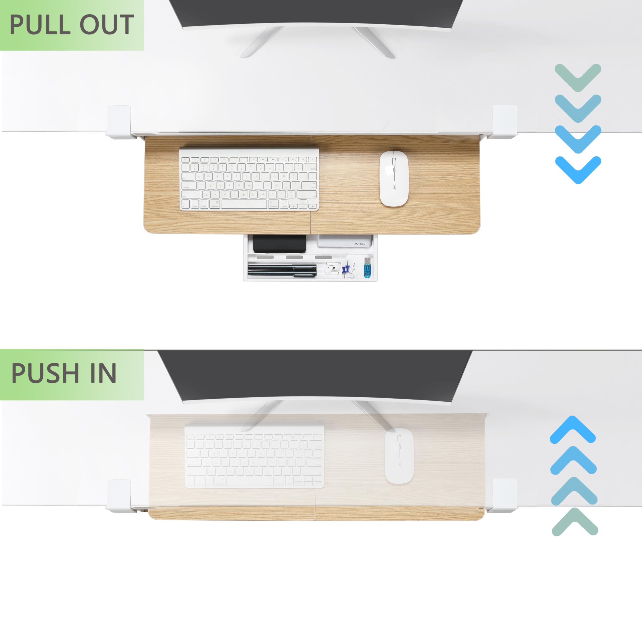 Ergonomic Under Desk Keyboard Tray - 26.77