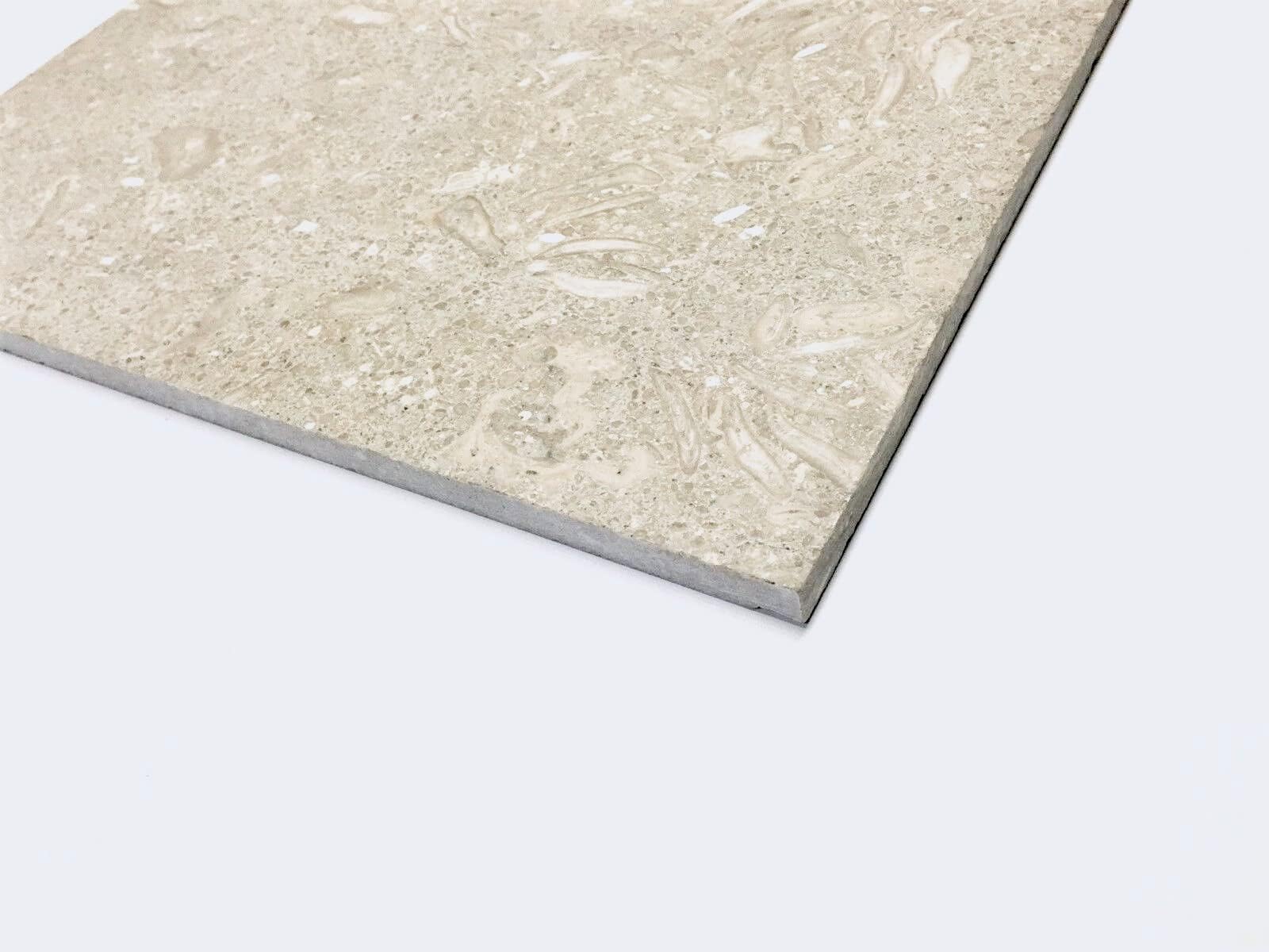 12x12 Seagrass Limestone Honed Wall & Floor Tile - Natural Stone Tile Pack (10 Tiles, 10 sq ft) - Perfect for Bathroom, Kitchen Backsplash, and Living Room Accent Walls