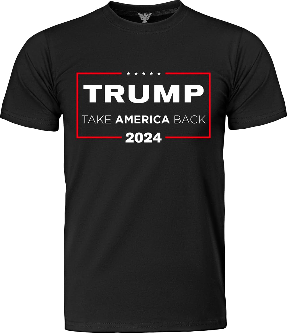 GunShowTees Take America Back Trump 2024 Inauguration Shirt - Patriotic Political T-Shirt for Trump Supporters & Conservative Events
