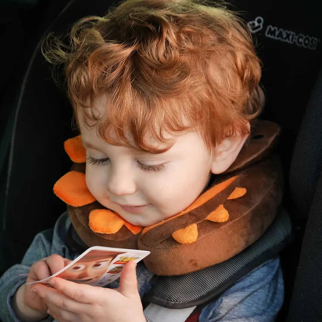 LittleLife Kids Travel Pillow - Soft & Supportive Neck Pillow for Airplane, Car & Stroller - Perfect for Toddlers & Children on Long Trips