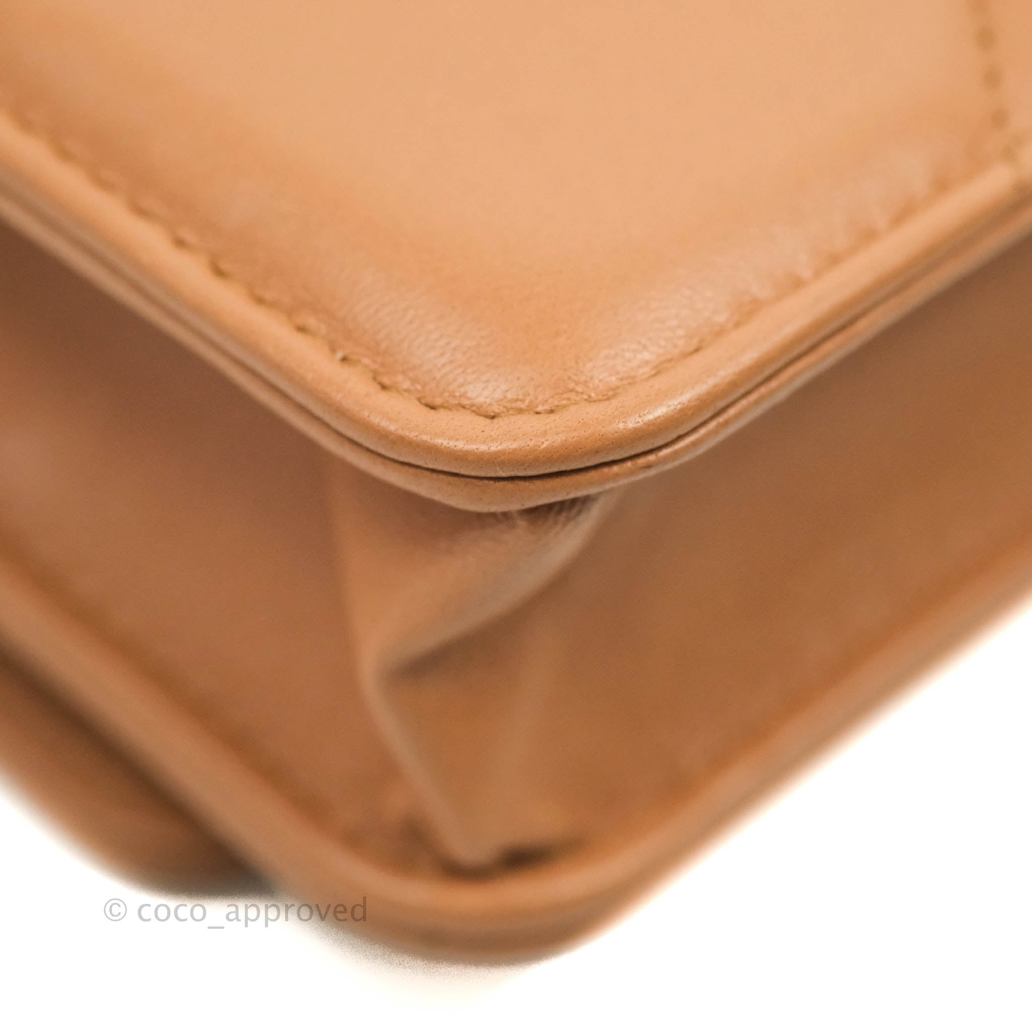Chanel 19 Wallet on Chain WOC Dark Beige Caramel Lambskin Mixed Hardware 21K - Luxury Crossbody Bag for Women, Perfect for Evening Parties & Date Nights