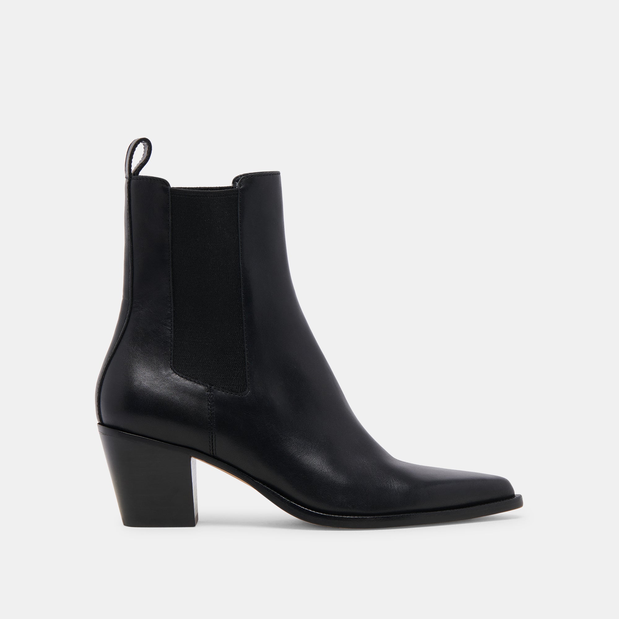 SHADIE H2O Waterproof Black Leather Booties for Women - Comfortable & Stylish Rain Boots for Outdoor, Hiking, and Wet Weather Protection