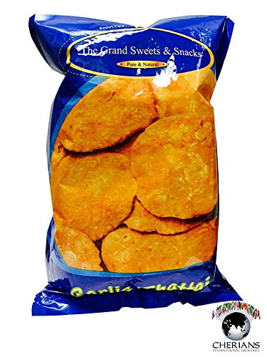 Authentic Chennai Garlic Thattai Snacks - 180g | Crispy Indian Savory Crackers | Perfect for Parties, Tea Time & Gifting