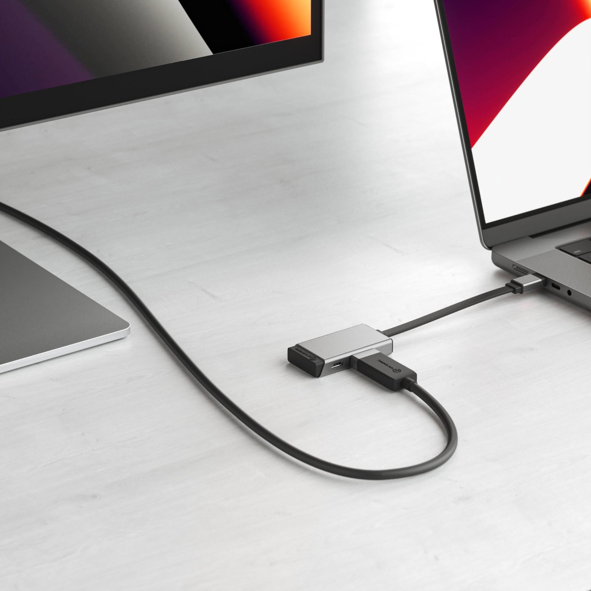 ALOGIC MagForce Duo Charge 2-in-1 USB C Adapter - Fast Charging Cable for iPhone & Android - Perfect for Travel, Office & Home Use