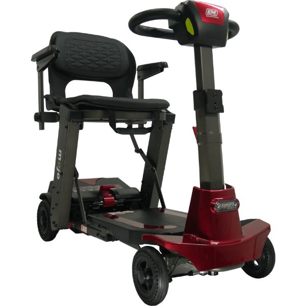 Mojo Manual Folding Scooter - Lightweight & Portable Mobility Aid for Adults & Seniors - Perfect for Travel, Shopping & Outdoor Activities