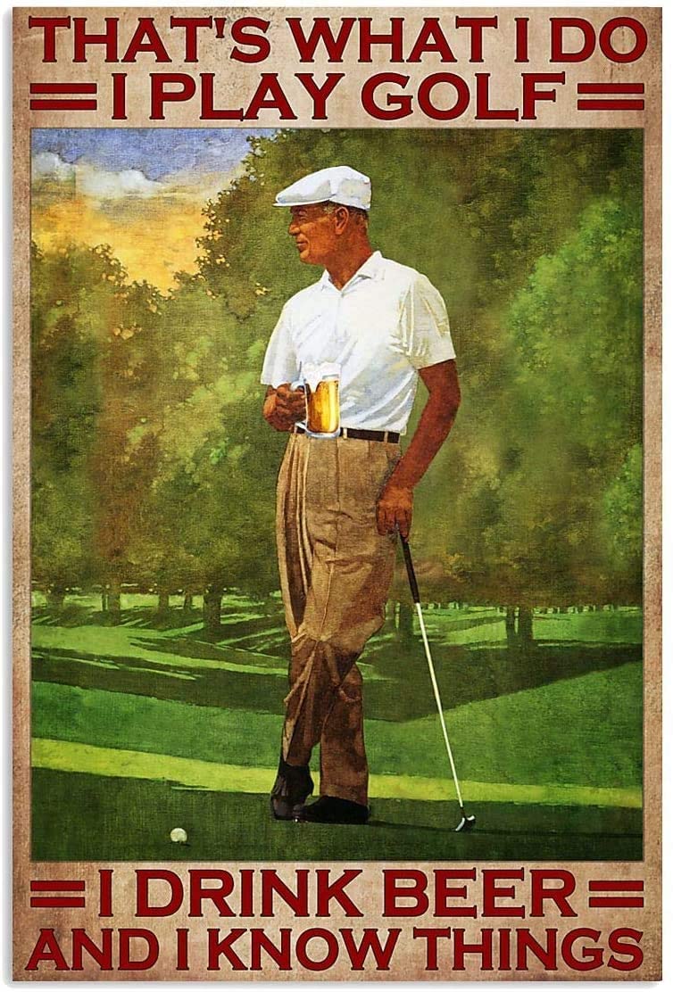 Funny Golf Poster - 