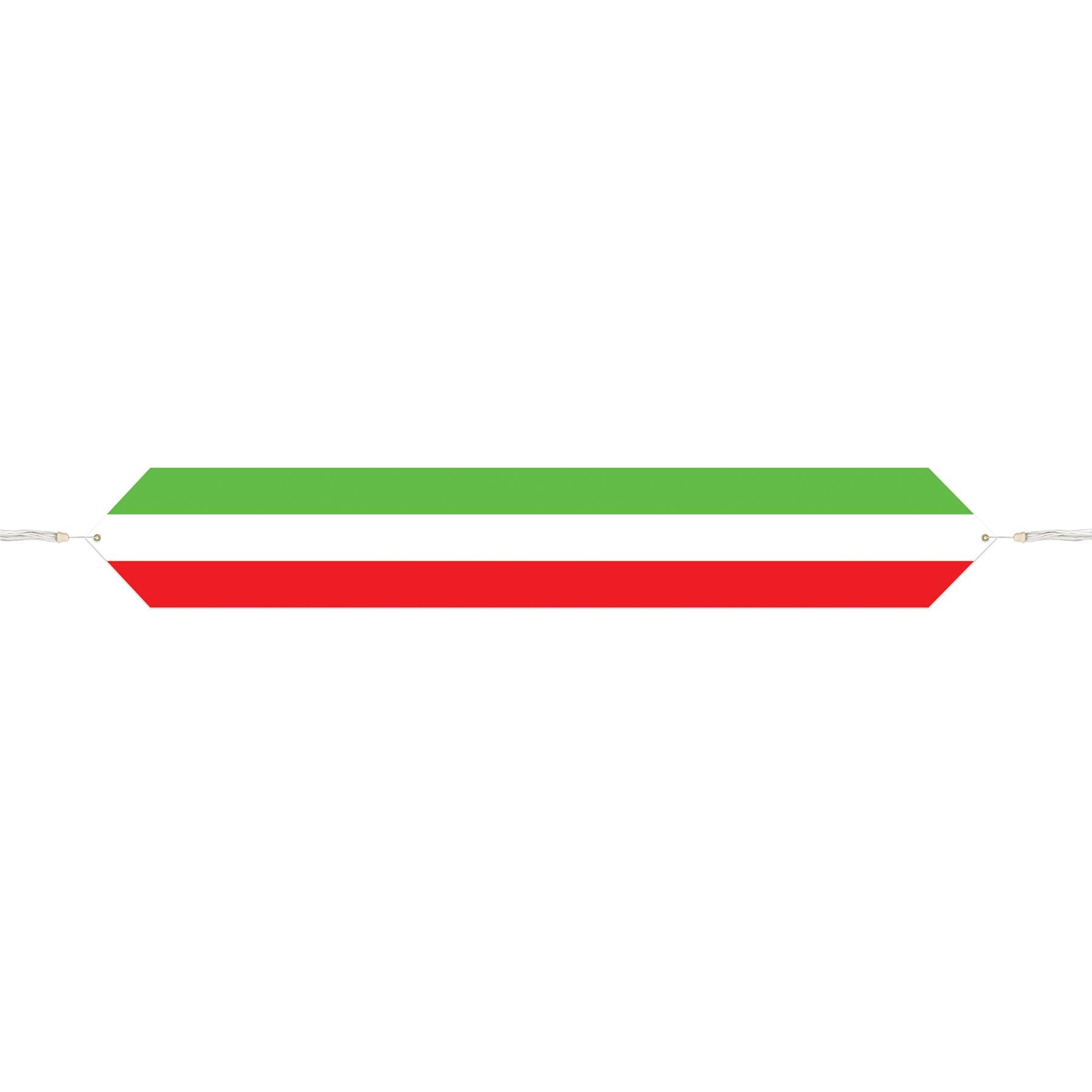 Beistle Fiesta Printed Red, White & Green Paper Table Runners - 12 Pack for Cinco de Mayo, Mexican Fiesta & Party Decorations