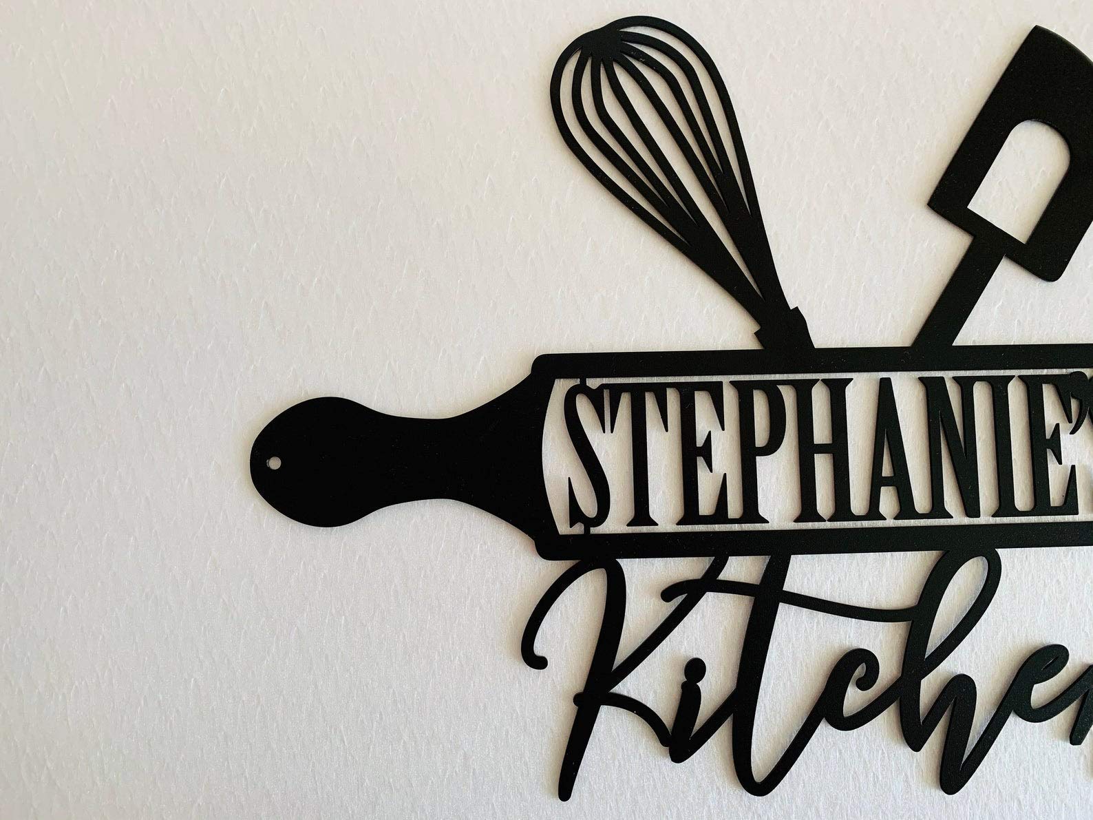 Custom Metal Kitchen Sign - Personalized Wall Art for Mom & Grandma | Home Decor, Mother's Day Gift, Housewarming Present | Perfect for Farmhouse, Rustic & Modern Kitchens (Design 1)
