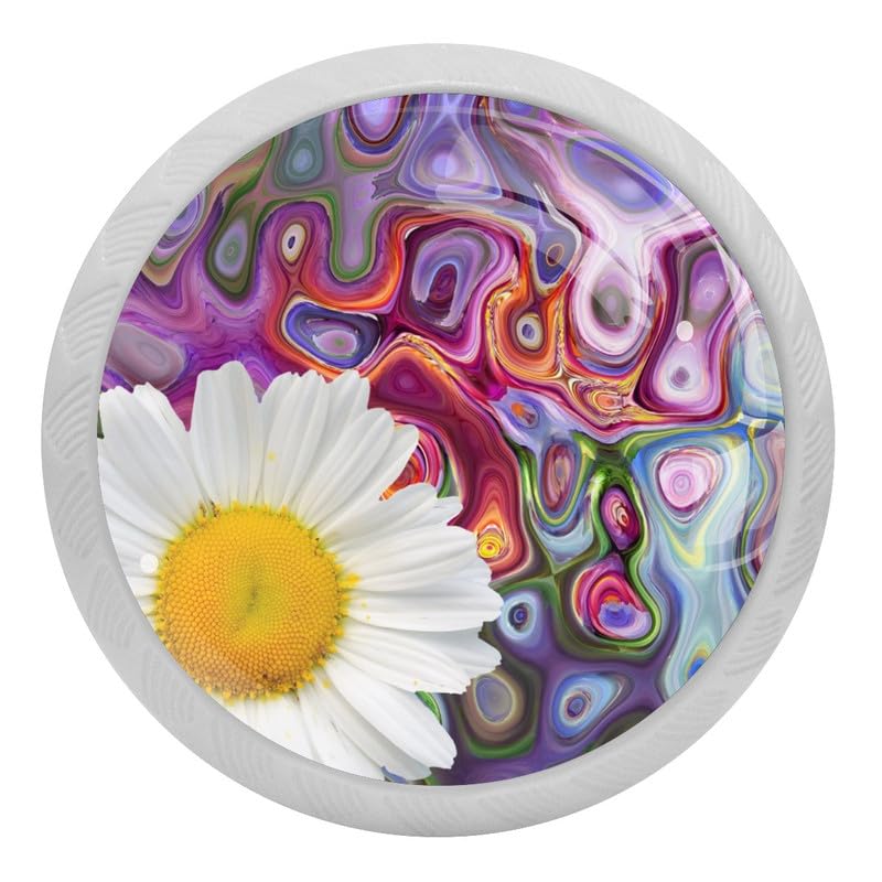 Purple Abstract Sunflower