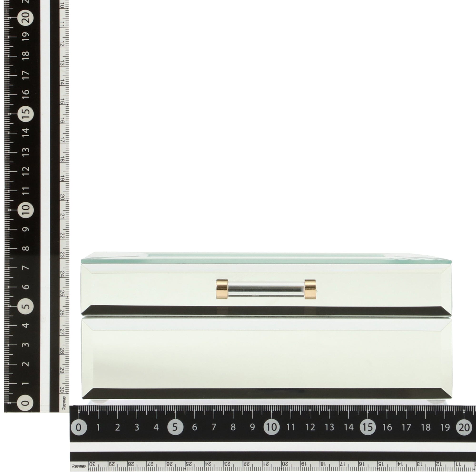 Small Mirror Jewelry Box - Elegant Storage for Rings, Necklaces & Earrings - Perfect for Vanity, Dresser & Travel Organizer