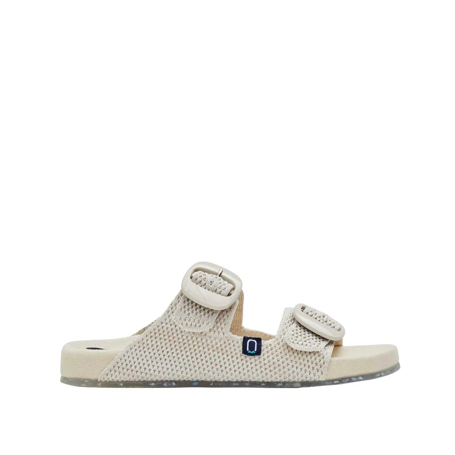 Women's Double Strap Slide Sandals - Soft Knit Fabric Comfortable Summer Shoes for Beach, Pool & Casual Wear | 1970 Cordelia Sequal