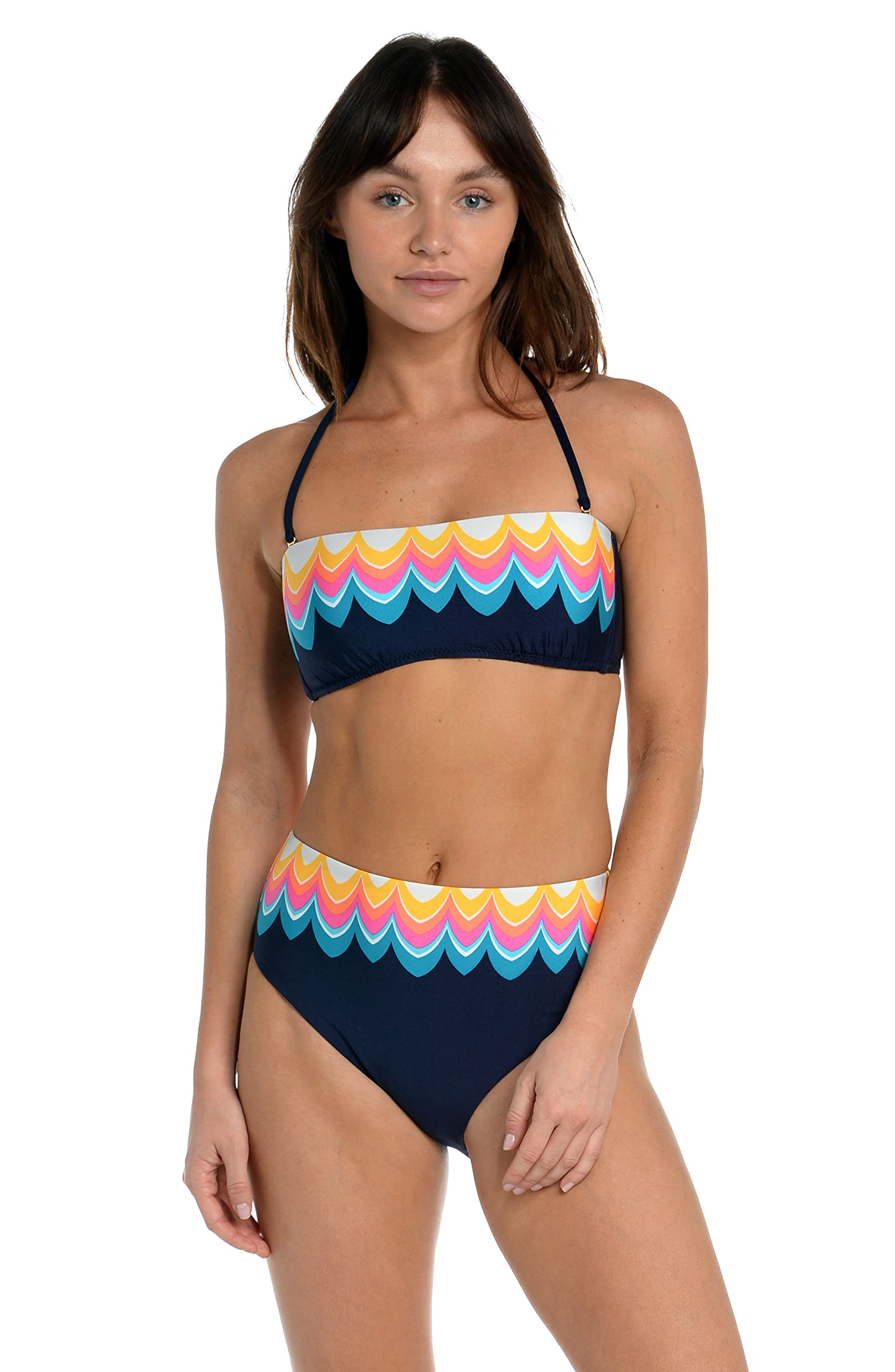 Sunshine 79 Women's Standard Bandeau Bikini Top - Sexy Strapless Swimwear for Beach & Pool | Perfect for Summer Vacation, Tanning & Water Sports