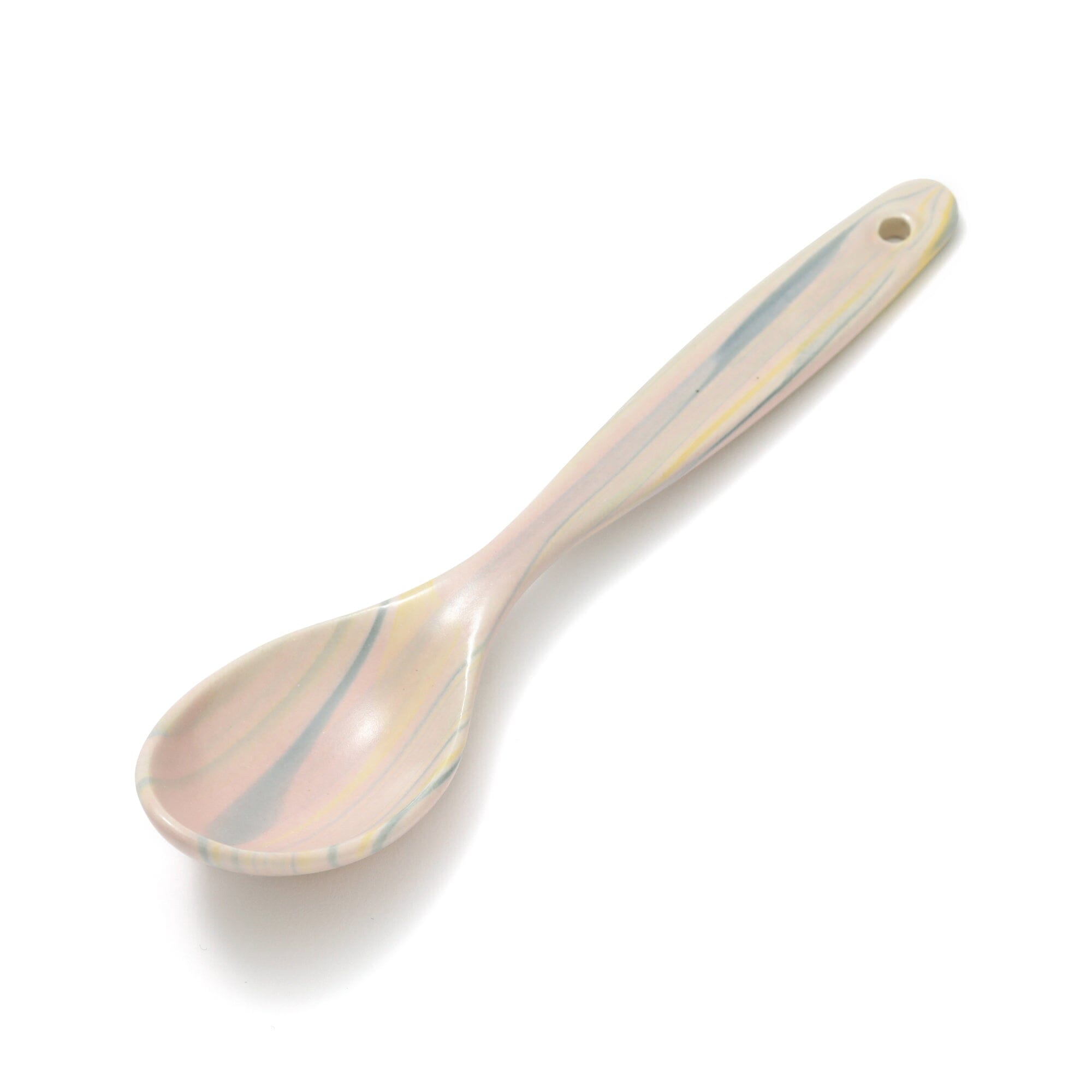 Premium Pink Marble Spoon - Elegant & Durable Kitchen Utensil for Cooking, Serving & Home Decor