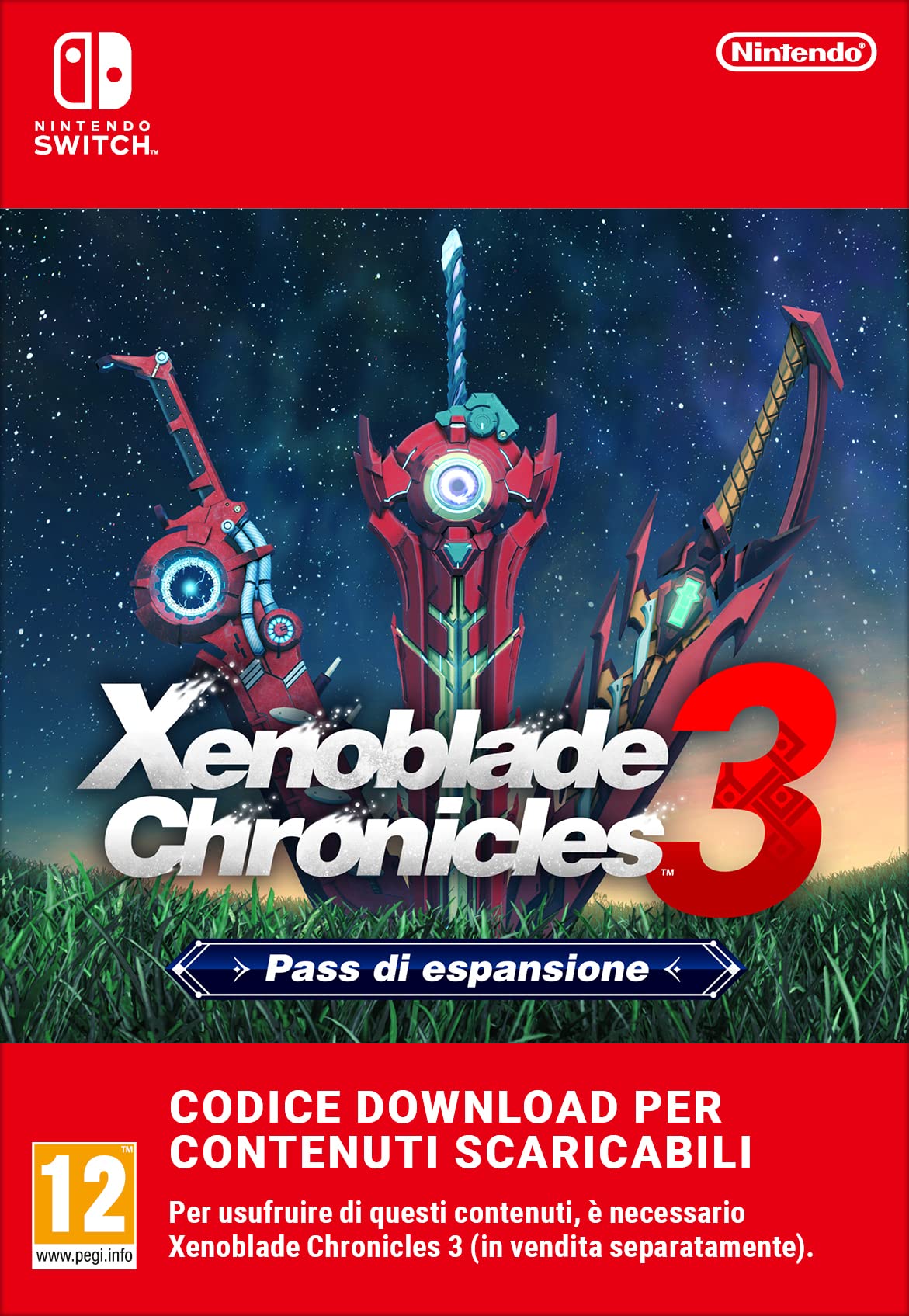 Xenoblade Chronicles 3 Expansion Pass - Nintendo Switch Digital Download Code | Adventure RPG Game for Switch Console | Perfect for Fans of Open-World JRPGs