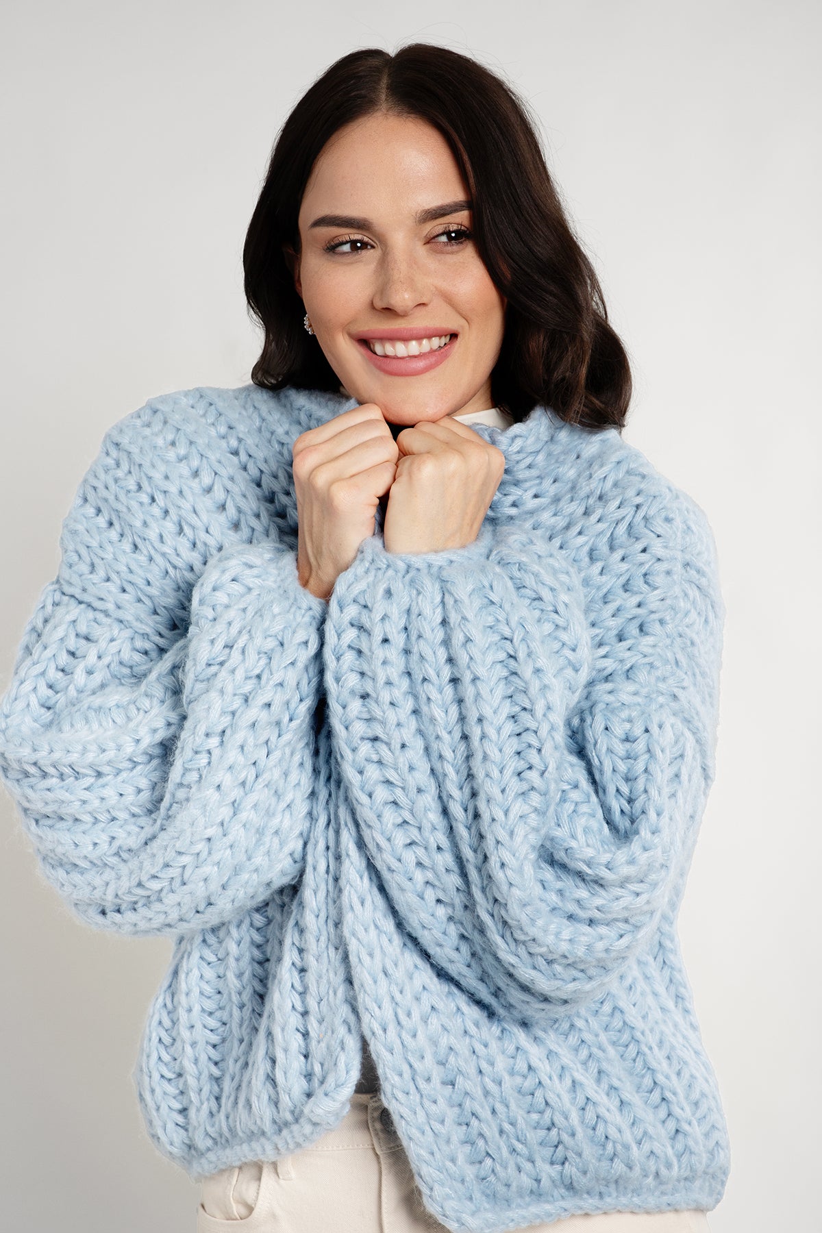 Chunky Knit Oversized Cardigan Sweater for Women - Soft Cozy Winter Sweater - Perfect for Fall & Winter Layering, Lounging at Home, and Coffee Dates