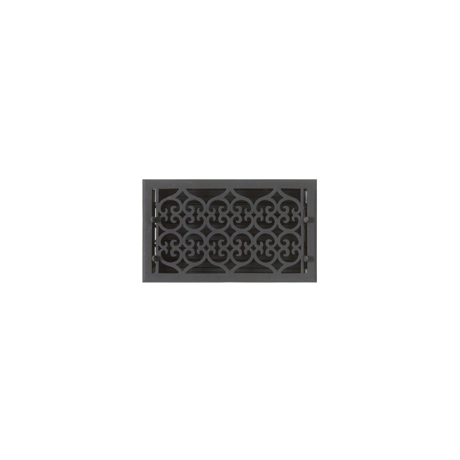 8x14 Inch Large Victorian Style Cast Iron Floor Register - Heavy Duty Air Vent Cover for Home Heating & Cooling - Perfect for Vintage Home Decor, HVAC Systems & Basement Ventilation