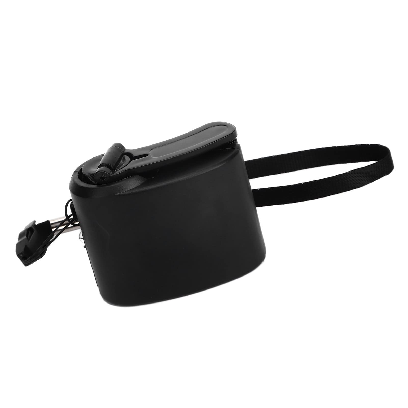 Hand Crank USB Charger - Portable Emergency Power Bank with Standard USB Output for Phones & Devices | Compact & Lightweight for Camping, Hiking, Outdoor Adventures & Emergency Preparedness (Black)