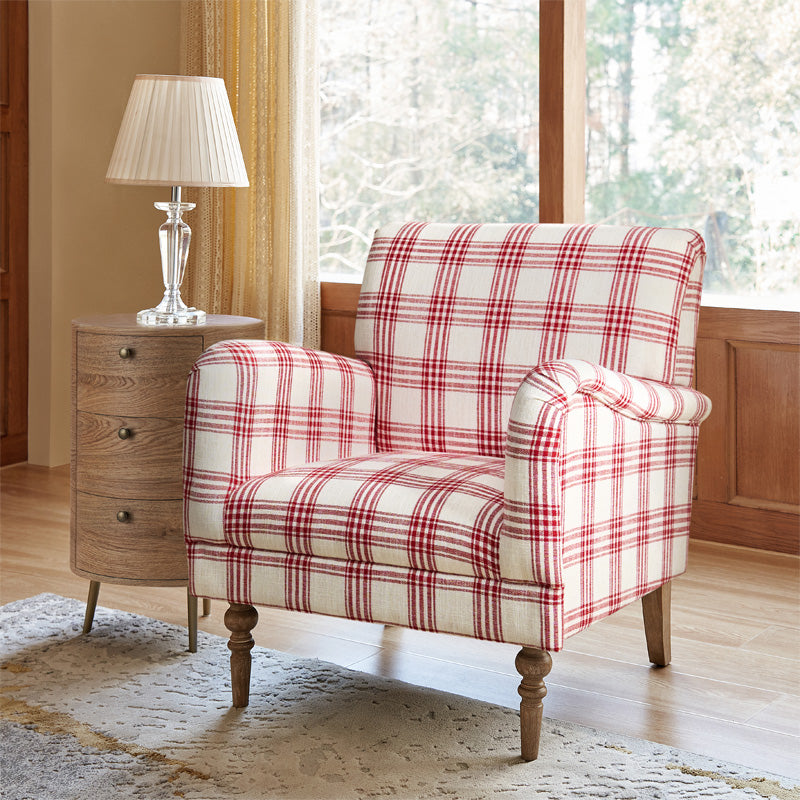 Sadie Upholstered Armchair with Side Table - 2 Piece Living Room Furniture Set for Small Spaces, Apartments & Cozy Reading Nooks