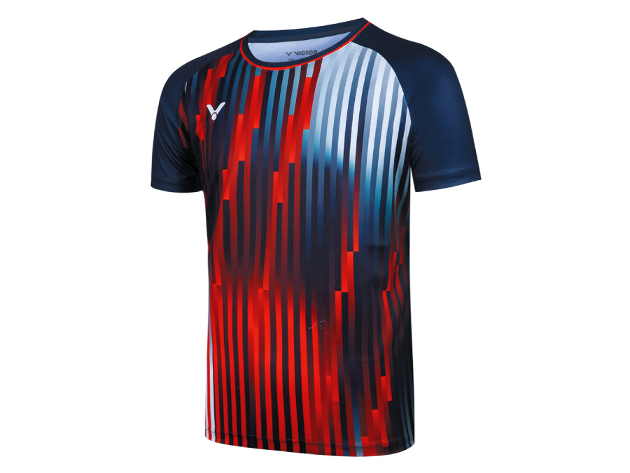 VICTOR Men's T 50050TD Performance Badminton & Tennis Shirt - Lightweight & Breathable for Sports & Training
