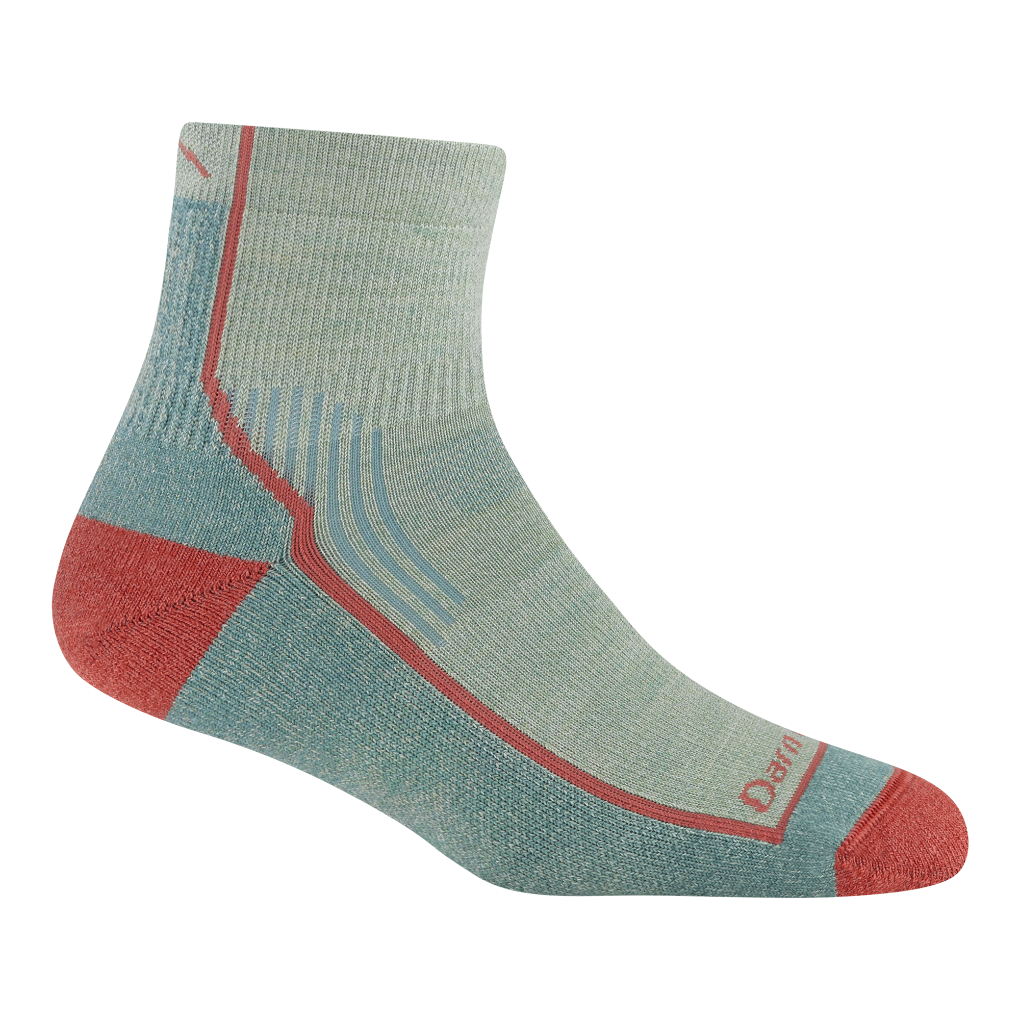 Women's Midweight Hiking Socks - Breathable & Cushioned Quarter Socks for Trail Walking, Backpacking & Outdoor Adventures