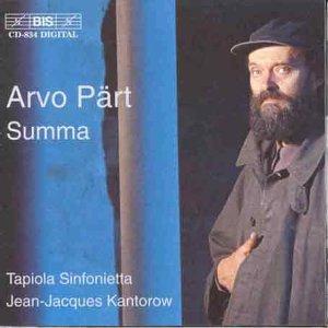 Arvo Pärt & Jean Jacques Kantorow - Summa CD | Classical Music Album | Perfect for Relaxation, Meditation & Study Sessions