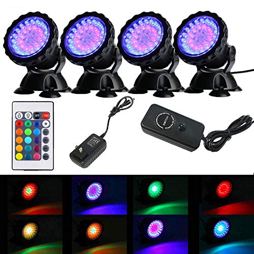 Set of 4 with Remote Control (not Jebao)