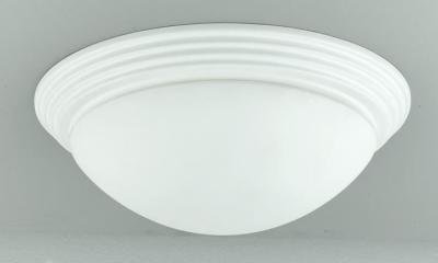 75W x 2 LED Ceiling Light Fixture, White - Modern Flush Mount Lighting for Bedroom, Living Room, Kitchen & Hallway