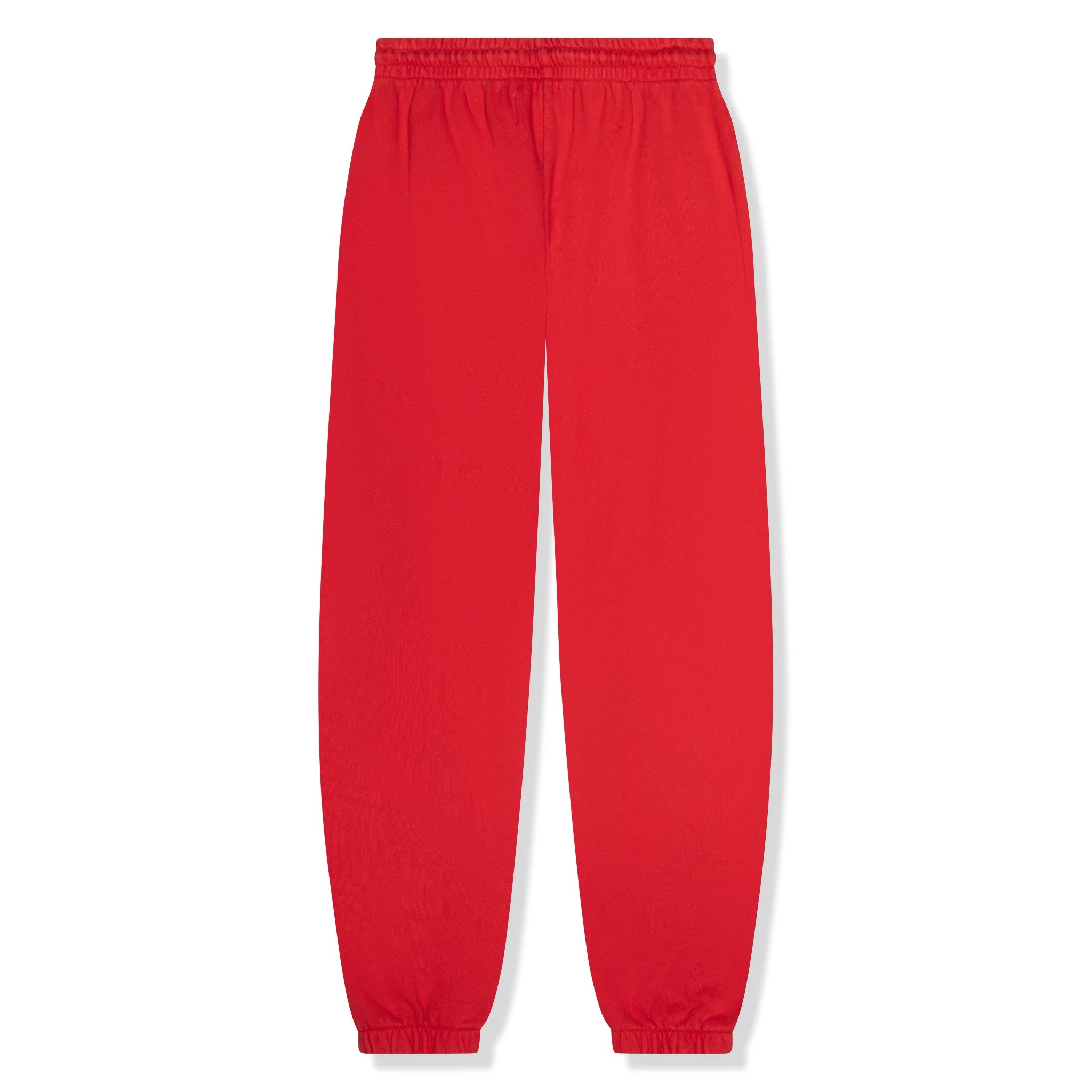 Denim Tears University Red Sweatpants for Men - Comfortable Cotton Joggers with Elastic Waistband - Perfect for Casual Wear, Gym, and Lounge