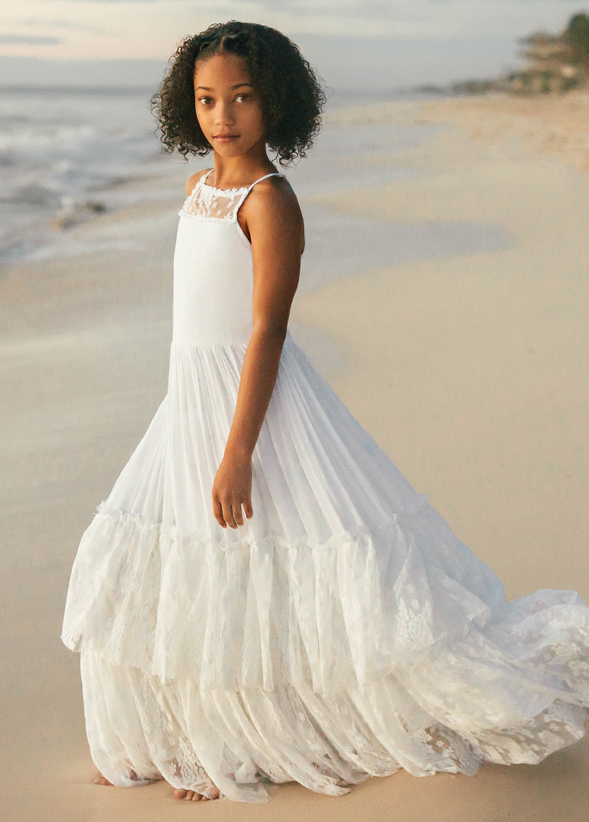 Elegant White Catrin Dress for Women | Perfect for Weddings, Parties & Special Occasions