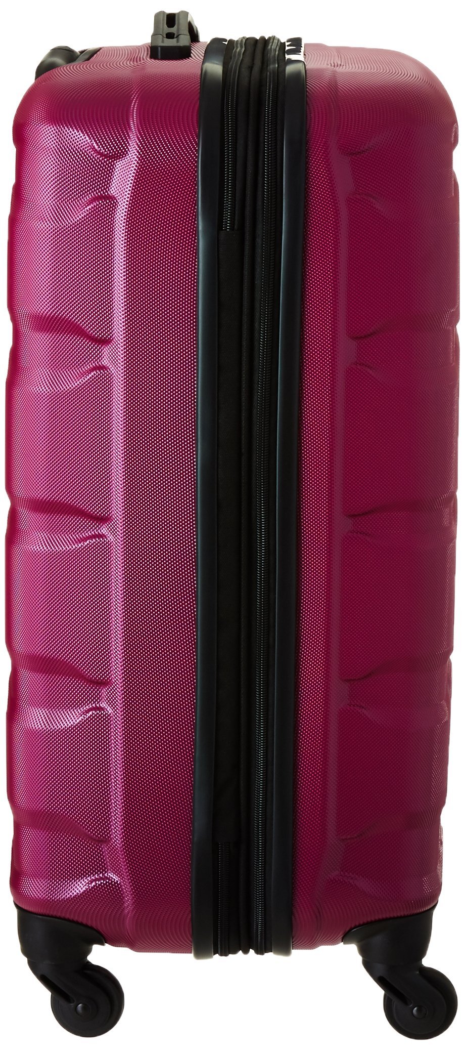 Samsonite Omni PC Hardside Expandable Luggage with 360° Spinner Wheels, Radiant Pink, 24-Inch Checked-Medium Suitcase - Perfect for Air Travel, Business Trips & Vacation Packing
