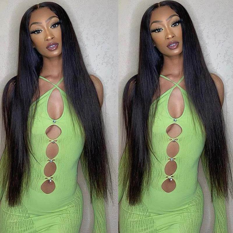Eullair Affordable 4x4/13x4/13x6 Lace Front Wigs for Black Women - Straight/Body Wave/Curly/Yaki Straight Human Hair | Perfect for Daily Wear, Parties & Special Occasions