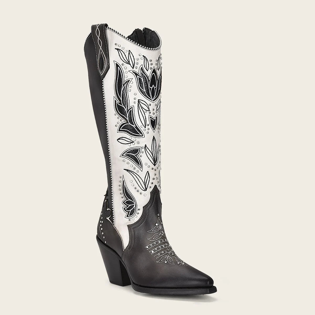 Women's Cuadra Oxford Western Cowgirl Ankle Boots - Genuine Cowhide Leather for Comfort & Style - Perfect for Country Dancing, Rodeos & Casual Wear