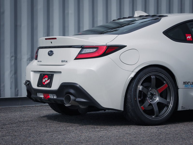 aFe Takeda 3-Inch Cat-Back Exhaust System for Toyota 86 / Scion FR-S / Subaru BRZ (2013-2023) - Brushed Stainless Steel Tip - Performance Exhaust Upgrade for Enhanced Sound & Power - Perfect for Street Racing & Car Enthusiasts