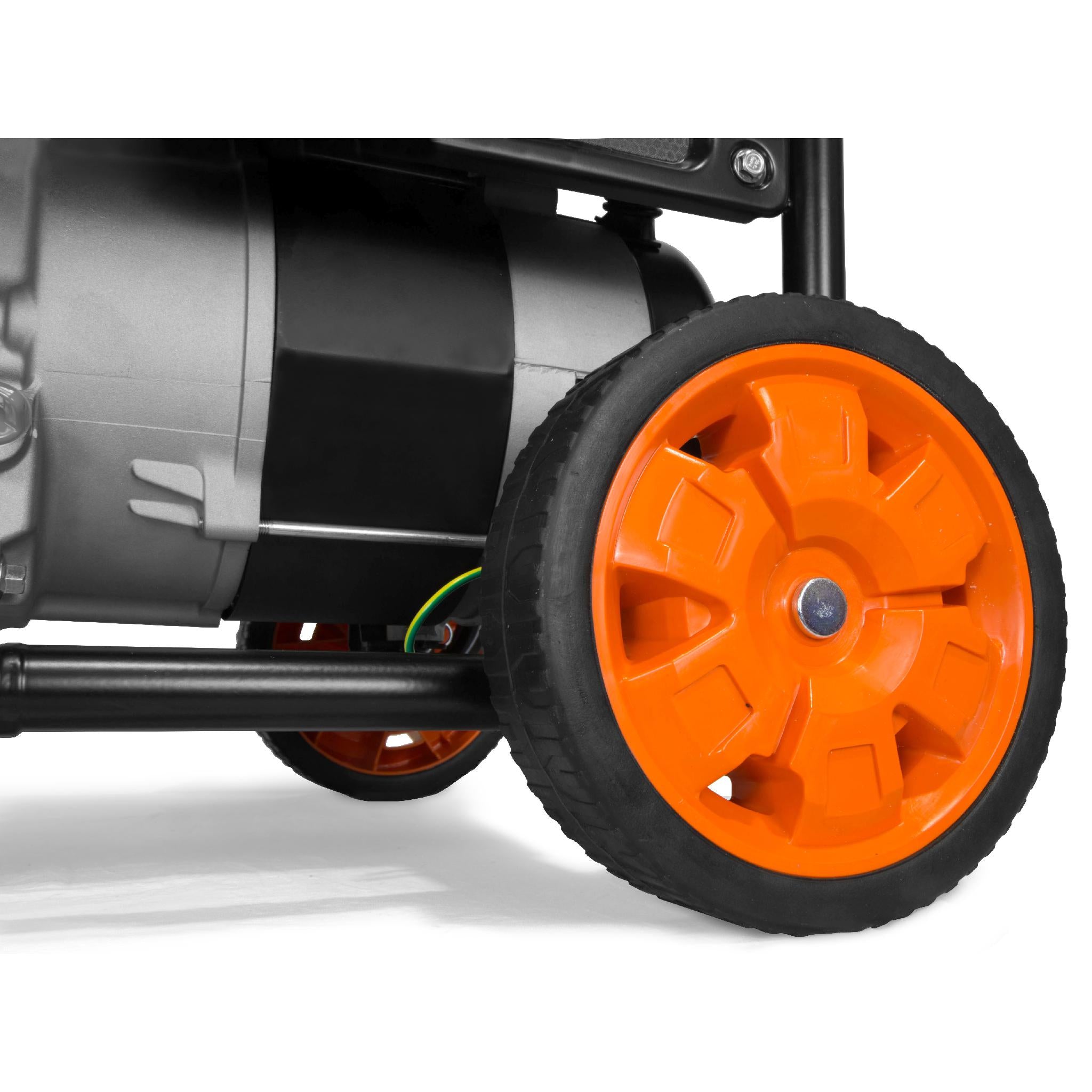 WEN GN6000 6000W Portable Generator with Wheel Kit - CARB Compliant, RV Ready for Camping & Emergency Power Backup