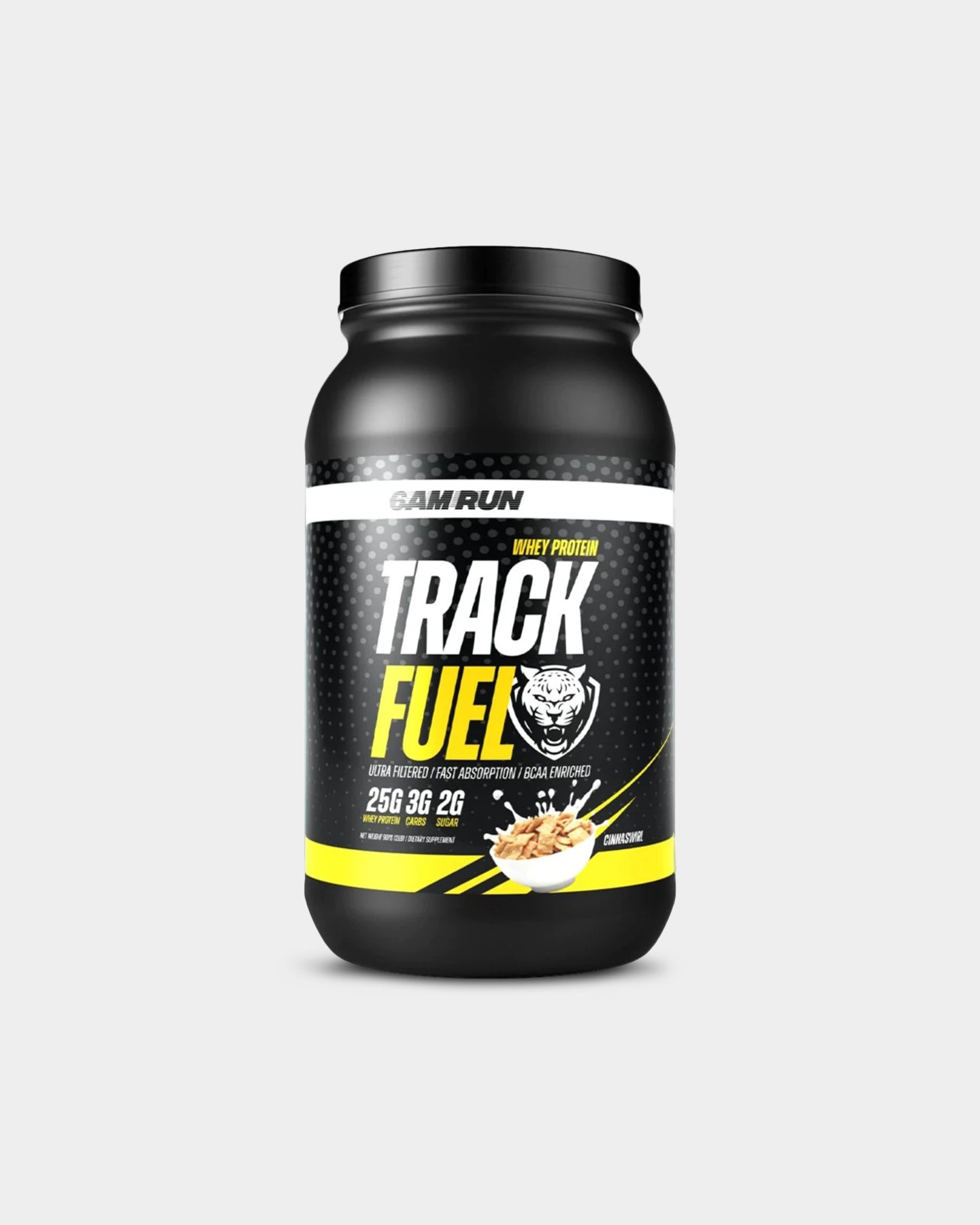 6AM Run Track Fuel Whey Protein Powder - Premium Muscle Recovery & Post-Workout Supplement for Athletes - Ideal for Gym, Running & Fitness Training