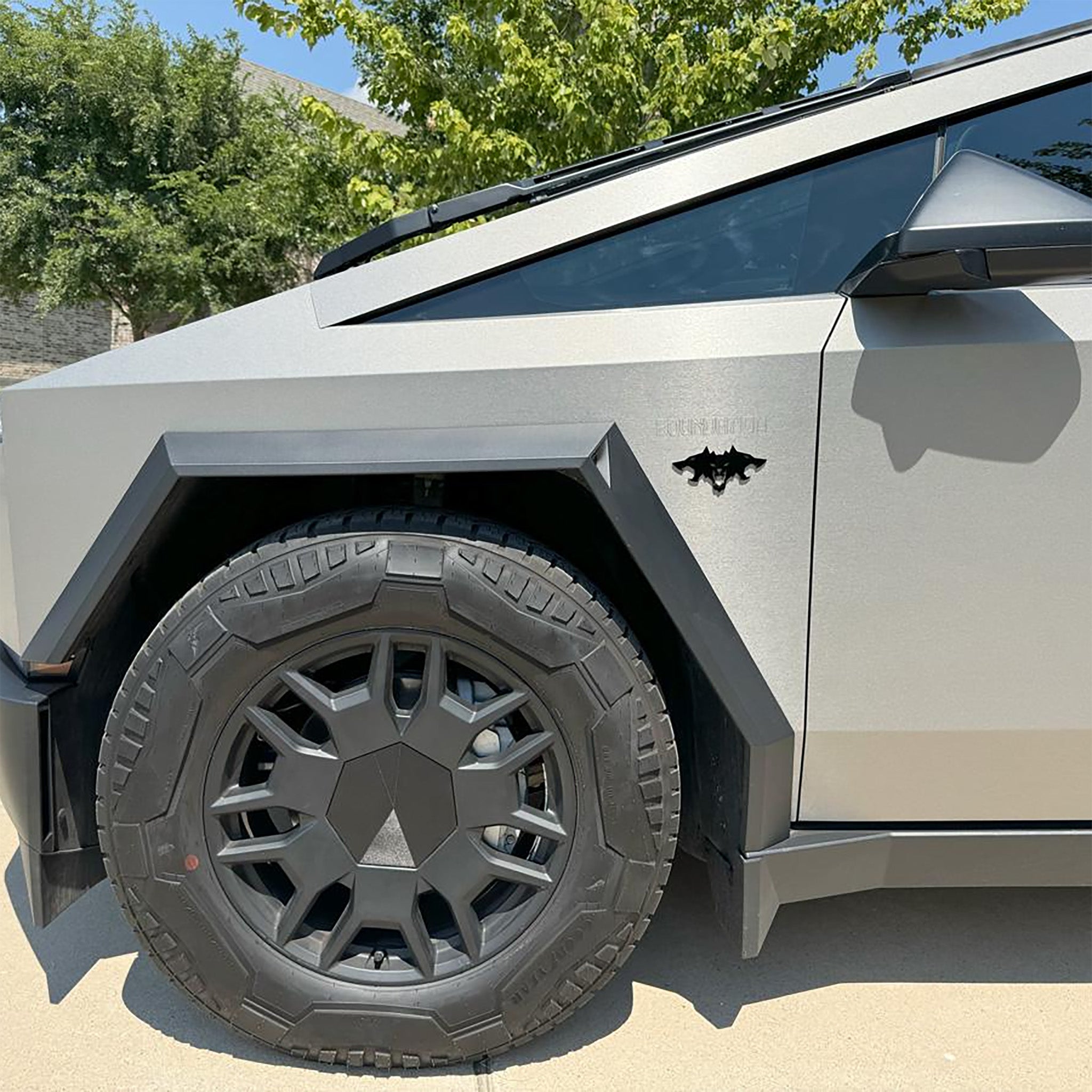 Cyberbeast Tailgate & Fender Emblem Badge - Premium Car Styling Accessory for Tesla Cybertruck - Enhance Your Vehicle's Look for Off-Road Adventures & Urban Driving