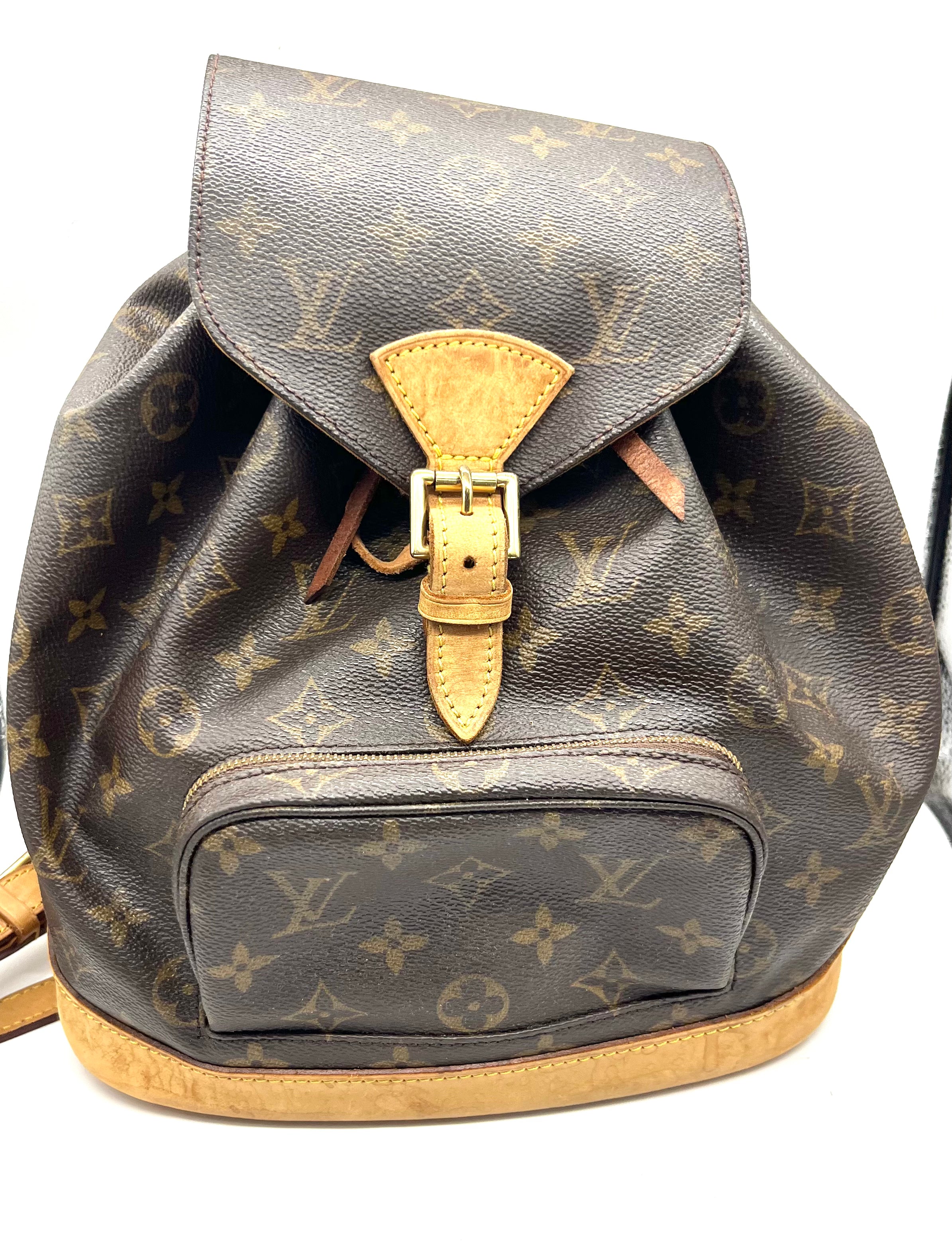 Louis Vuitton Montsouris PM Backpack - Authentic Luxury Backpack for Women & Men, Perfect for Travel, Work & Everyday Use