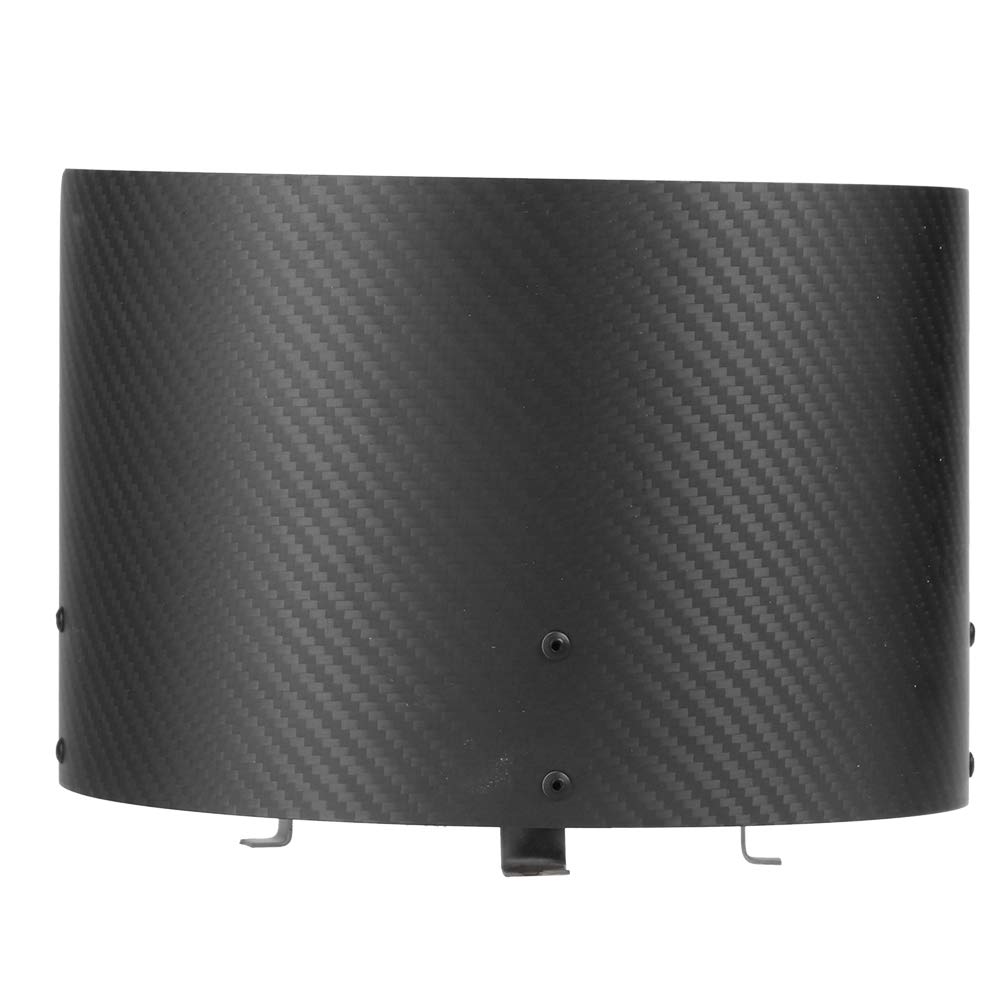 Carbon Fiber Air Intake Cone Cover - Universal Auto Performance Upgrade Part for Enhanced Engine Airflow | Matte Finish | Fits Most Vehicles | Perfect for Racing & Street Performance Tuning